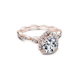 Noam Carver Floral Engagement Ring B085-03RA