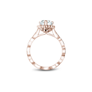 Noam Carver Floral Engagement Ring B085-03RA