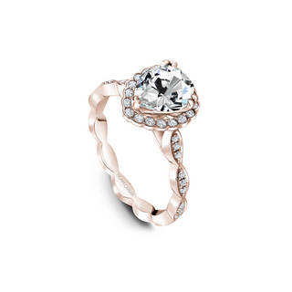 Noam Carver Floral Engagement Ring B085-03RA