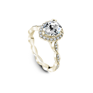 Noam Carver Floral Engagement Ring B085-03YA