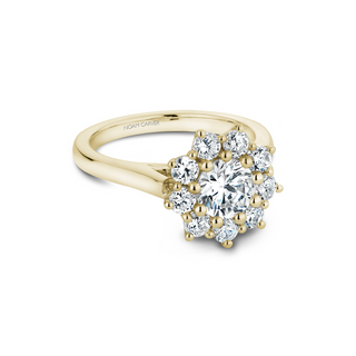 Noam Carver Floral Engagement Ring B090-01YA