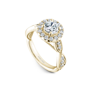 Noam Carver Floral Engagement Ring B160-01YA