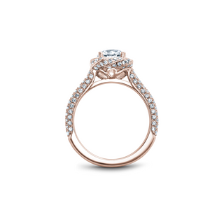 Noam Carver Floral Engagement Ring B164-01RA