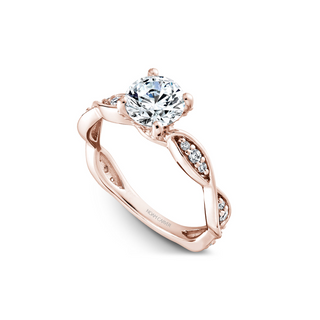 Noam Carver Floral Engagement Ring B197-01RA