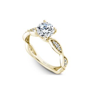 Noam Carver Floral Engagement Ring B197-01YA