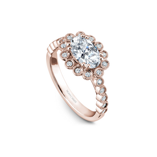 Noam Carver Floral Engagement Ring B221-01RA