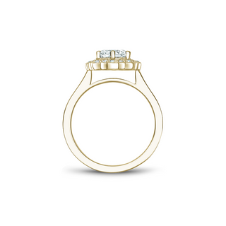 Noam Carver Floral Engagement Ring B243-01YA