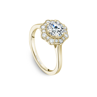 Noam Carver Floral Engagement Ring B243-01YA