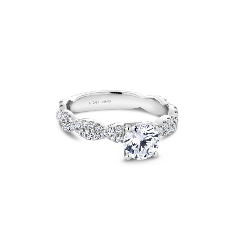 Noam Carver Modern Engagement Ring B166-01A