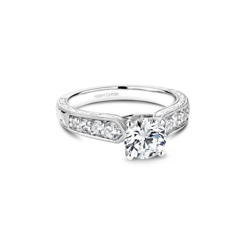 Noam Carver Modern Engagement Ring B174-01A