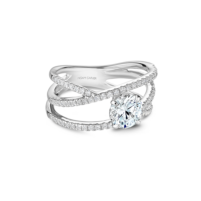 Noam Carver Modern Engagement Ring B249-01A