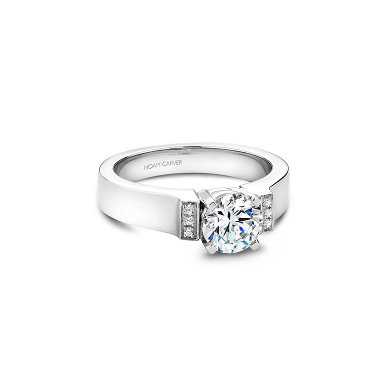 Noam Carver Modern Engagement Ring B042-01A