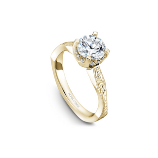 Noam Carver Vintage Engagement Ring B020-04YEA