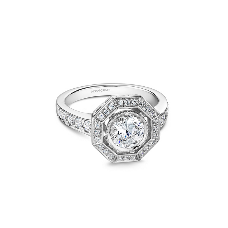 Noam Carver Vintage Engagement Ring B251-01A