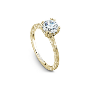 Noam Carver Vintage Engagement Ring B004-02YEA