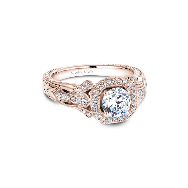 Noam Carver Vintage Engagement Ring B079-01RA