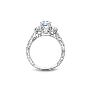 Noam Carver 3 Stone Engagement Ring B206-01A