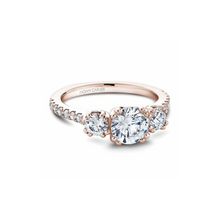 Noam Carver 3 Stone Engagement Ring B001-05RA