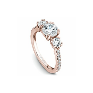 Noam Carver 3 Stone Engagement Ring B001-05RA