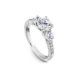 Noam Carver 3 Stone Engagement Ring B206-01A