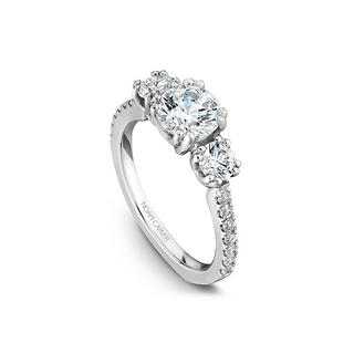 Noam Carver 3 Stone Engagement Ring B001-05A