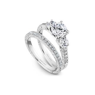 Noam Carver 3 Stone Engagement Ring B206-01A
