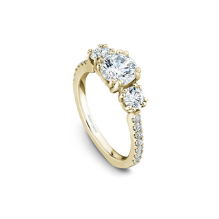 Noam Carver 3 Stone Engagement Ring B001-05YA
