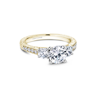 Noam Carver 3 Stone Engagement Ring B206-01YWA
