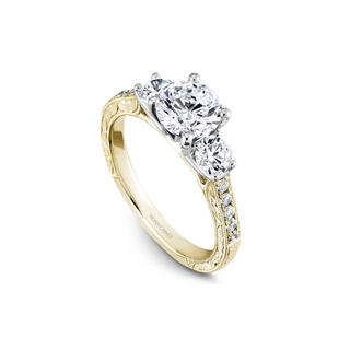 Noam Carver 3 Stone Engagement Ring B206-01YWA