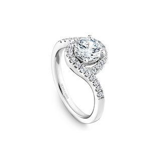 Noam Carver Halo Engagement Ring B186-01A