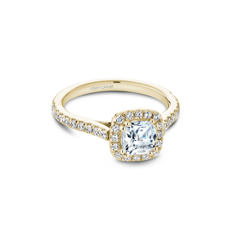 Noam Carver Halo Engagement Ring R050-05YA