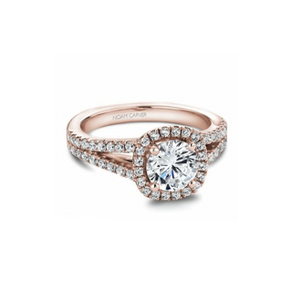 Noam Carver Halo Engagement Ring B015-01RA