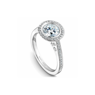 Noam Carver Halo Engagement Ring B016-01A