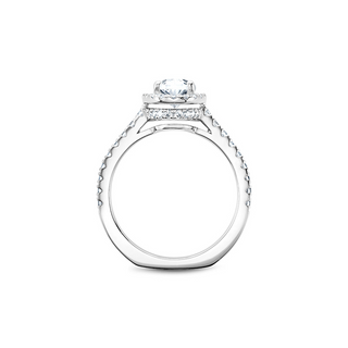 Noam Carver Halo Engagement Ring B034-04A