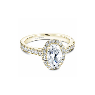 Noam Carver Halo Engagement Ring B034-04YA