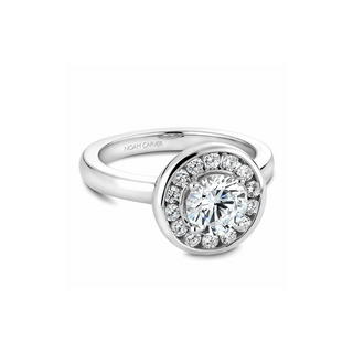 Noam Carver Halo Engagement Ring B037-02A