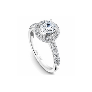 Noam Carver Halo Engagement Ring B071-01A
