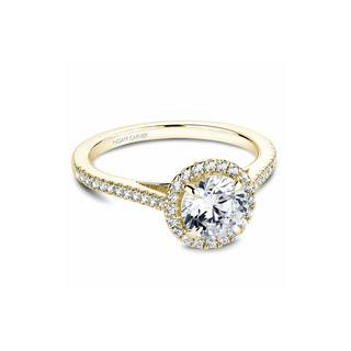 Noam Carver Halo Engagement Ring B094-02YA