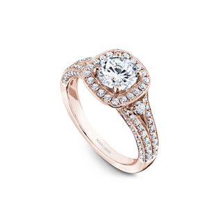 Noam Carver Halo Engagement Ring B172-01RA