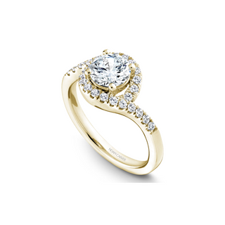 Noam Carver Halo Engagement Ring B186-01YA