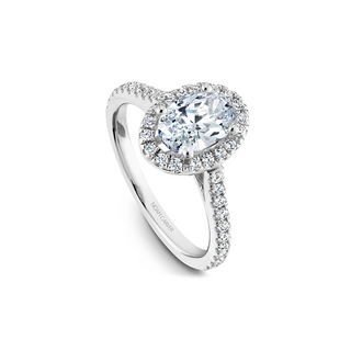 Noam Carver Halo Engagement Ring R050-02A