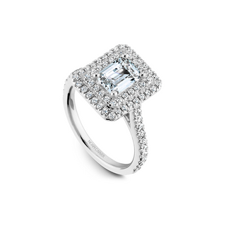 Noam Carver Halo Engagement Ring R051-04A