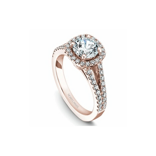 Noam Carver Halo Engagement Ring B015-01RA
