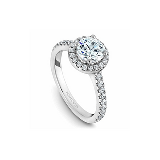 Noam Carver Halo Engagement Ring B029-01A