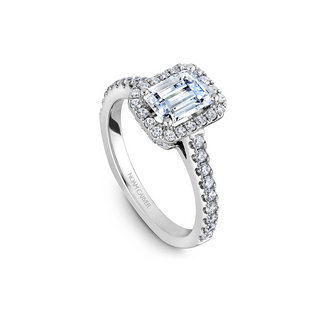 Noam Carver Halo Engagement Ring B034-01A