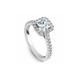 Noam Carver Halo Engagement Ring B034-02A