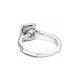 Noam Carver Halo Engagement Ring B034-02A