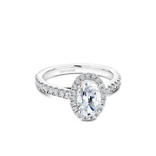 Noam Carver Halo Engagement Ring B034-04A