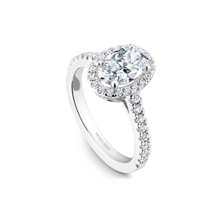 Noam Carver Halo Engagement Ring B034-04A