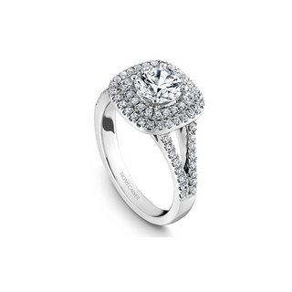 Noam Carver Halo Engagement Ring B035-01A